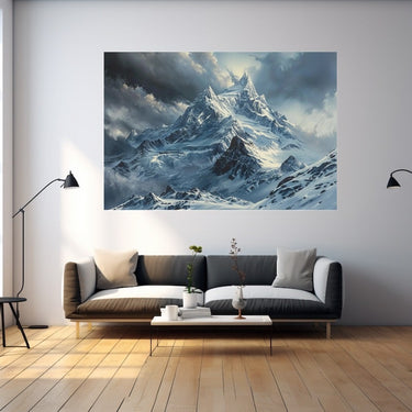 Mountains Oil Painting